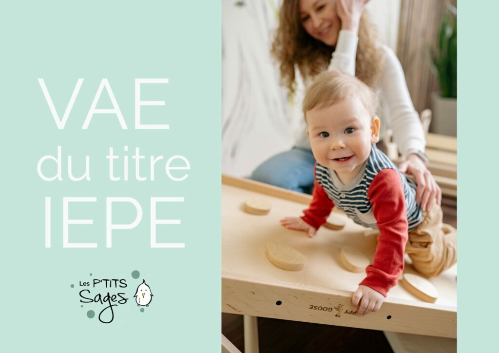 VAE titre pro IEPE, formation continue et initiale